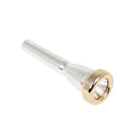 Meg Trumpet Mouthpiece Set No.7 Para Principiantes Y Profesionales Compatible Con Bach Tamaño 2C 3C 2B 3B Accesorios Musicales De Latón Dorado Y Plateado - details 4