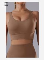 Vnazvnasi Top Deportivo Para Mujer Ropa De Gimnasio Sujetador De Yoga Top De Gimnasio Sujetador Sin Cierre Secado Rápido Nylon - details 10