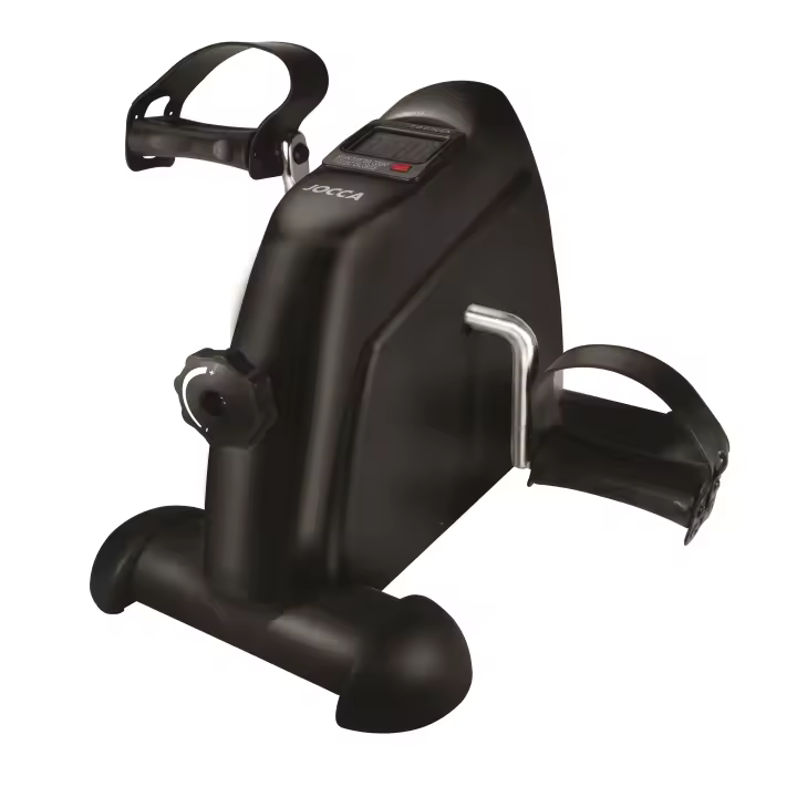 Pedaleador digital Jocca con pantalla para ver tiempo, distancia recorrida, número de pedaladas, histórico y calorías. Mini bicicleta para gimnasia activa. Pedalina para ejercitar brazos y piernas. - 1