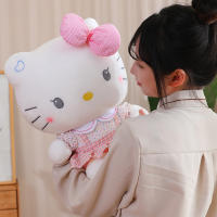 Muñeca De Peluche Sanrio Hello Kitty Anime Suave Almohada Regalo De Cumpleaños Para Niñas Muñeco De Hello Kitty Kawaii De Plushier - details 0