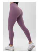 Leggings De Color Sólido Para Mujer Pantalones Deportivos De Entrenamiento Algodón Hipoalergénico Transpirables Secado Rápido Elevadores De Caderas Para Yoga Y Ciclismo - details 5