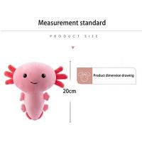 Peluche De Axolotl Suave Kawaii Almohada De Peluche Axolotl Juguete De Peluche Para Decoración De Hogar Regalos De Navidad Unisex - details 2