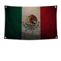 Bandera De México 1pc Bandera Del País Mexicanos Poliéster Para Exterior Decoración De Habitaciones Estética Con Cuatro Agujeros - details 5