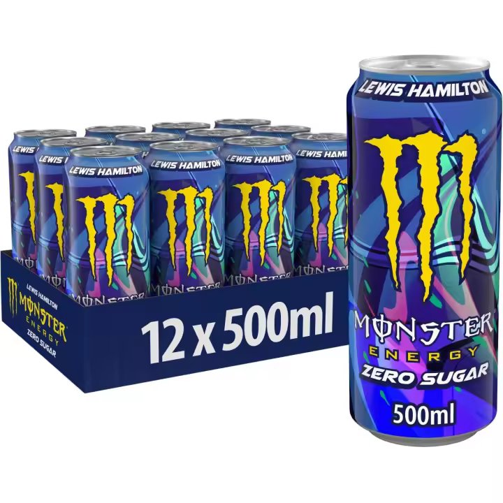 MONSTER LEWIS HAMILTON ZERO azúcar 500ml - Pack 12 unidades - 1