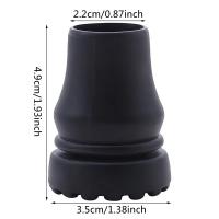 Protector De Punta De Bastón Antideslizante Para Caminar Y Trekking Funda Para Palos De Apoyo Capa Protectora De Goma Para Paseos Y Senderismo - details 0