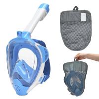MOV Máscara de buceo de verano completamente seca para niños adultos, traje de snorkel, gafas de natación, máscara de silicona - details 4