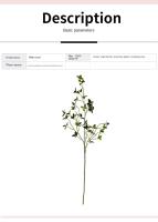 Planta Artificial De Milán Verde 105cm Flores Silken Decoración Para Bodas Hogar Sala De Estar Fotografía Propiedades - details 2