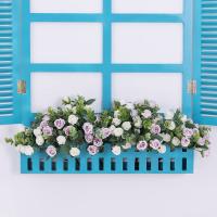 10 Cabezas De Flor Artificial Rosa De Seda Con Hojas De Eucalipto Y Peonía Para Decoración De Mesa Boda Vaso Hogar - details 9