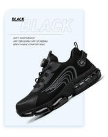 Zapatos De Seguridad Para Hombre Antipinchazos Indestructibles Con Punta De Acero Antideslizantes Y Antichoque Suela De Goma - details 6