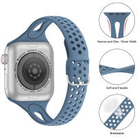 Correa De Silicona Delgada Para Apple Watch Compatible Con Modelos 6 7 8 9 10 Ultra Ancho De 40mm 46mm 44mm 41mm 45mm 49mm Accesorio Deportivo Para Hombres Y Mujeres - details 1