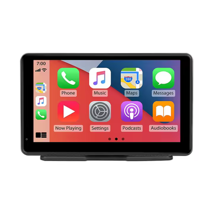 JMCQ Pantalla Inteligente Para Coche Con Carplay Y Android Auto Multimedia Reproductor De Vídeo Estéreo Sin Cable Para Apple Y Android - 1