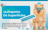 Removedor de pelo para mascotas, juego de rodillos quitapelos para perros y gatos + 3 bolas removedoras de pelo para lavadora, removedor de pelo para mascotas, cepillo removedor de pelo para mascotas, removedor de pelo para mascotas para mantener su hogar - details 0