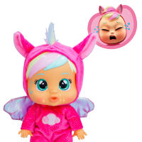 Cry Babies, Bebés Llorones Loving Care Fantasy Hanna llora lágrimas de verdad y lleva chupete y platito con cuchara - IMC Toys 909793 - details 4