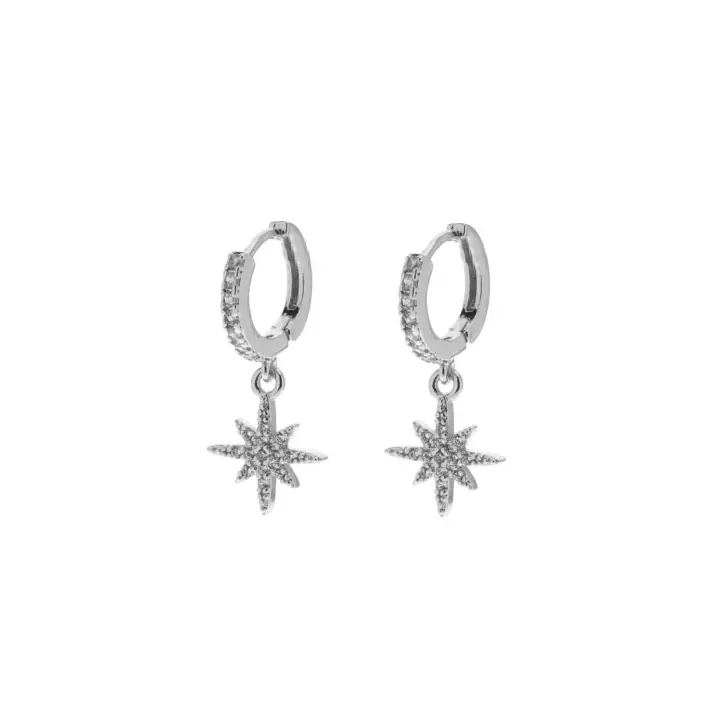 ®Pendientes Colgantes Dorados y Plateados de Acero Inoxidable para Mujer - 1