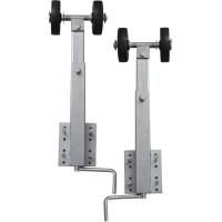vidaXL Set de 2 soportes de doble rueda de remolque de barco 59-84 cm - details 2