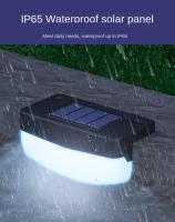 VzzUoo Luz Solar LED Para Escaleras Impermeable Para Jardín Patio Terraza Guardarriel Escalones Iluminación Landscape - details 4