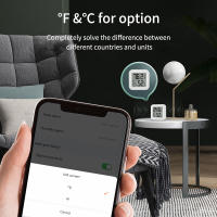 Sensor De Temperatura Y Humedad Inteligente Bluetooth Tuya Con Pantalla LCD Mini Higrómetro Termostato Compatible Con Alexa Google Home - details 4