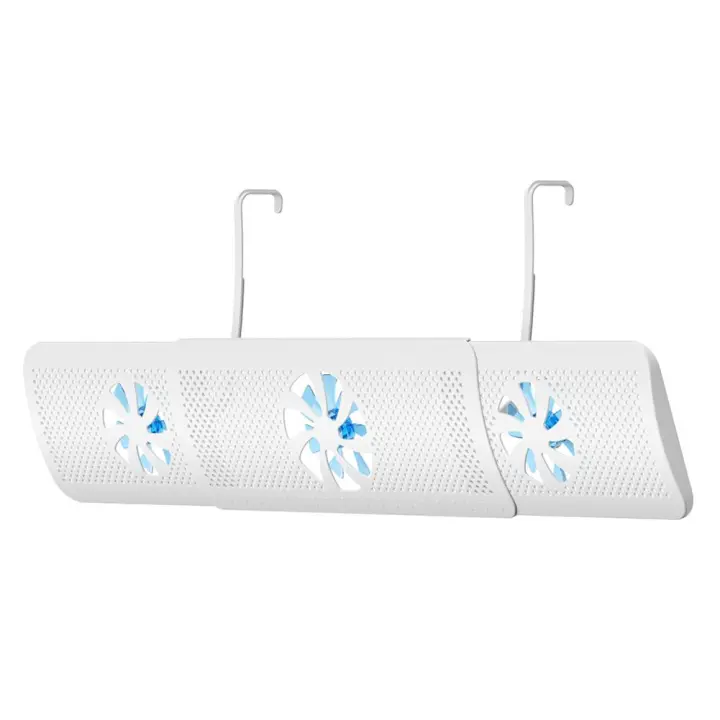 Protector De Viento Ajustable Para Salida De Aire Acondicionado PVC Cubierta Anti-Exceso De Ventilación Y Polvo - 1
