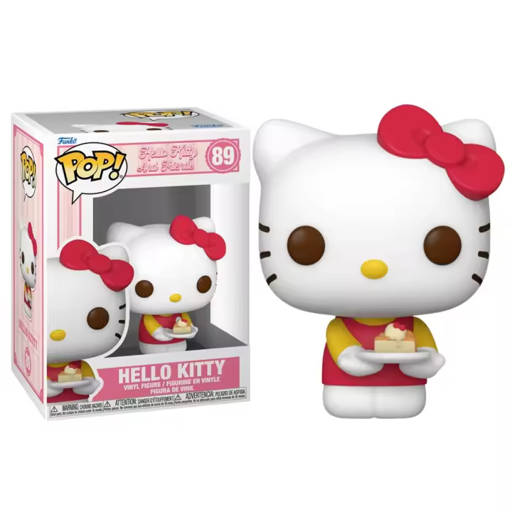 FUNKO POP! SANRIO: HELLO KITTY – HELLO KITTY CON TARTA, 80314, Nº89, TIENDA CON LICENCIA OFICIAL - 1