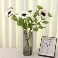 Bouquet De Girasol Artificial En Soltero Decoración Para La Casa Y Mesa Estilo De Flor De Seda Para Bodas Al Aire Libre Y Cumpleaños - details 2