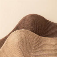 Calcetines De Mujer Estilo Coreano Medio Tubo Color Sólido Casuales Para Otoño E Invierno Calientes Calcetines De Piel - details 11
