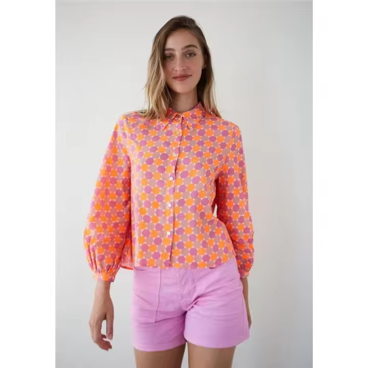Dr Bloom Camisa Topos Naranja - Dr Bloom - 1