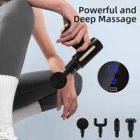 Masajeador De Músculo LED Para Hombres Y Mujeres Masajeador Portátil De Percusión Para Corporal Espalda Y Cuello Piernas - details 4