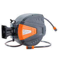 Arebos Carrete de Manguera de Jardín Automático | Enrollador de Manguera | Naranja - details 6
