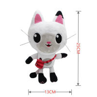 Mochila De Peluche De Gato Sonriente Gabby's Doll House Juguete Para Niños Regalo De Navidad Relleno De Algodón PP Tamaño 20-30cm Unisex - details 3