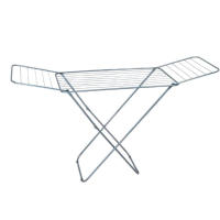 Tendedero universal de acero en forma de X con alas plegables, espacio de secado extra grande, compacto y fácil de guardar, tamaño desplegado 52x102 cm - details 2