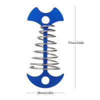 1/5Pcs Ganchos De Tenda Ajustables Con Resorte De Piso Para Acampar Palos De Suelo De Forma De Pescuezo Anclaje Para Tenda Y Awning Accesorios Para Deporte Al Aire Libre - details 24