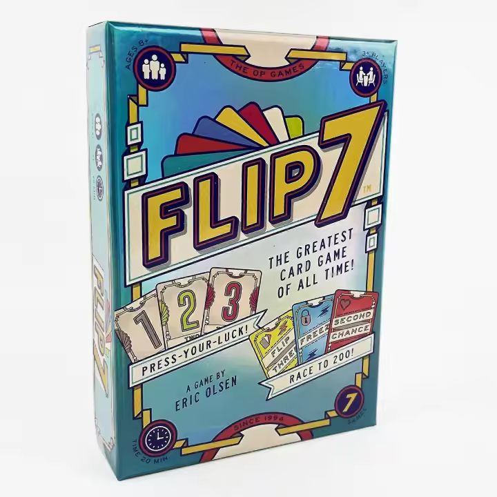 2025 Flip 7 Juego de mesa Juegos de cartas Entretenido Juego de mesa estratégico para el amigo de la familia - 1