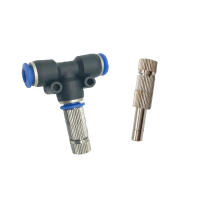 5Pcs 6mm Juego De Conectores Rápidos De Microsiembra Con Filtro Para Riego De Jardín Nozzles De Refrigeración De Nube Baja Presión - details 0