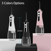 Irrigador Oral USB Recargable Jet De Agua Dental 310ML Tanque De Agua IPX7 Impermeable Limpieza De Dientes Viajera Portátil Para Adultos - details 28
