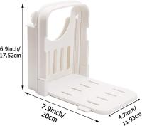 Multifunctional Sandwich/Toast Maker,Folding and Adjustable Manual Handhold Homemade Slicer for Cutting Bread with 4 Slice Thickness Quick and Safe - details 0
