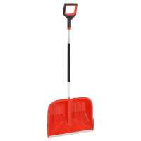 vidaXL Pala quitanieves aluminio rojo 136 cm - details 0