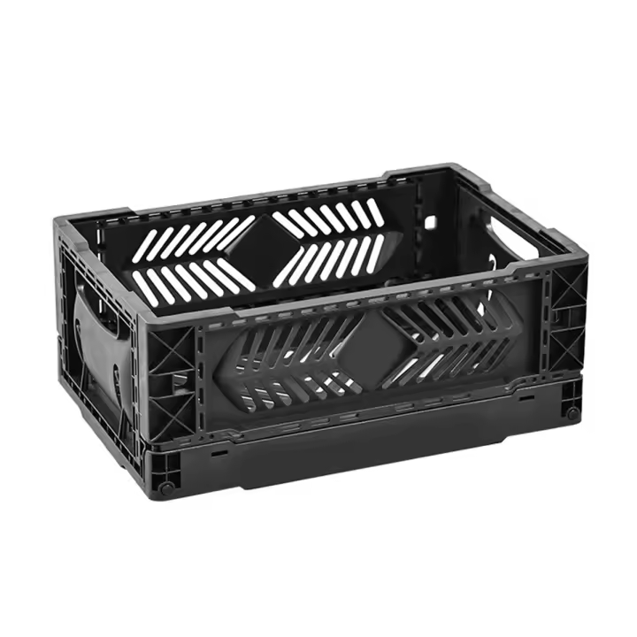 Cesta de almacenamiento plegable de escritorio, organizador de escritorio para estudiantes, juguetes, aperitivos, maquillaje, apilable - 1