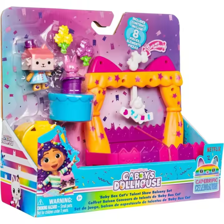 La Casa de muñecas de Gabby - Balcón escpetáculo de talentos de bebé BOX edad +3 años <p></p><p>La Casa de muñecas de Gabby - Balcón escpetáculo de talentos de bebé BOX edad +3 años</p> - 1