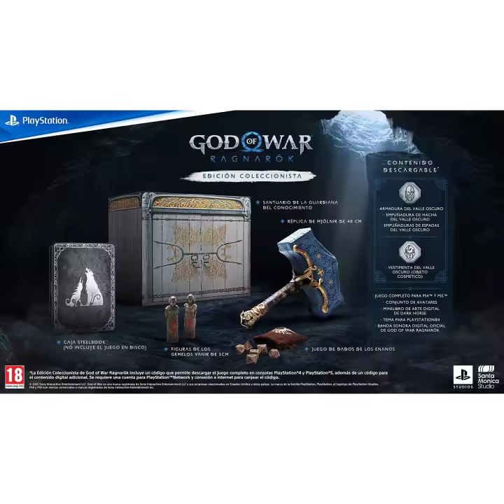God of War Ragnarök Edición Coleccionista Sony Playstation 5 PAL España Nuevo precintado Envio en menos de 24 horas - 1