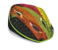 Casco infantil bicicleta, con diseño Tracks (4324) Casco deportivo y ergonómico. Con almohadillas para mayor comodidad. Ligero y fácil de llevar. Calidad al mejor precio. De acuerdo a la normativa CE. +3 años - details 0