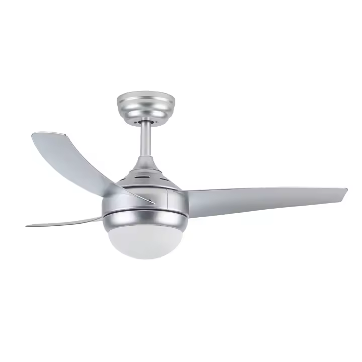 Ventilador de techo silencioso XTRELAMP LARS Motor DC GRIS LED 18W Mando incluido - 1