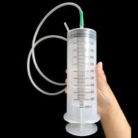 Siringa Grande De 100/300/550ml Con Bomba De Aceite Y Tubo De 1m Para Alimentación De Animales Medición De Nutrientes En Hidroponía - details 7