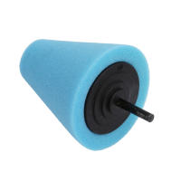Esponja De Polvo De Espuma Para Neumáticos De Coche Herramienta De Pulido De Ruedas Y Eje En Forma De Cono Para Máquina - details 1