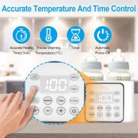 Calentador de biberones, calentador de leche maternal multimentión 9 en 1, calentador rápido de Alimentación para niños y calentador de desfreezación with temporizador para Gemelos, Pantalla LCD, ajuste precise De Temp, manera constante de 24 Horas - details 1