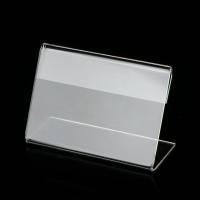 Portadores De Etiquetas De Precios Claros 10pcs Soporte De Tarjeta De Plástico Mini Estante De Etiquetas De Acero Para Exhibición De Joyas - details 8