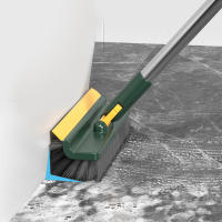 Cepillo De Piso 3 En 1 Con Mango Largo Y Cepillo Ajustable Herramientas De Escobilla Para Limpieza De Cocina Y Baño Con Mágica Escoba Y Cepillo De Níquel - details 5