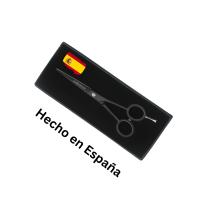 Tijeras profesionales de peluquería negras - acero inoxidable - Nr hermano español - details 2