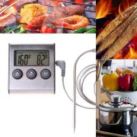 Termómetro de cocina de 0 a 300 ℃ con sonda, termómetro de Cocina y temporizador, termómetro digital con sonda para carne y barbacoa. - details 2