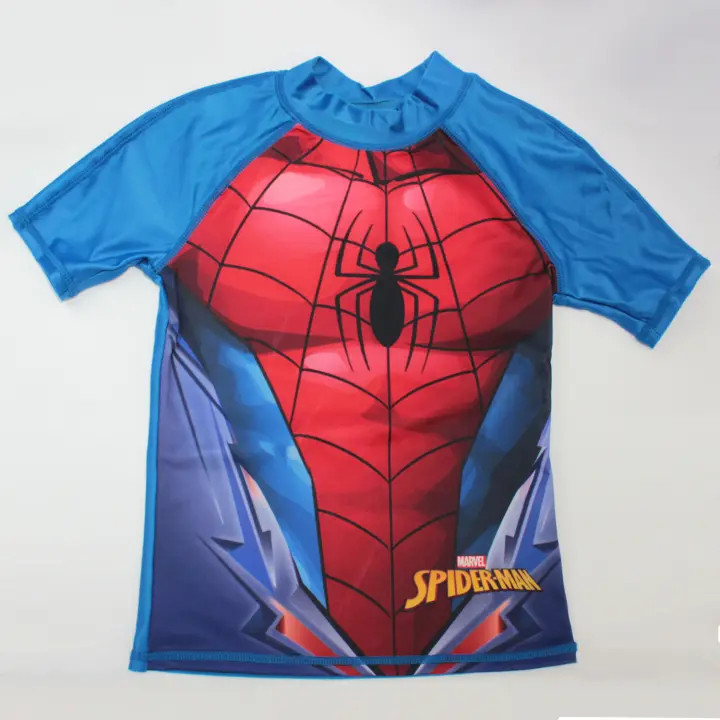 Camiseta de playa Spiderman con protección solar UPF 30+. - 1