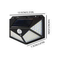 Lámpara Solar Exterior Con Sensor De Movimiento 100LED Para Jardín Y Pared Resistente Al Agua Decorativa Para Valla Y Jardín - details 7